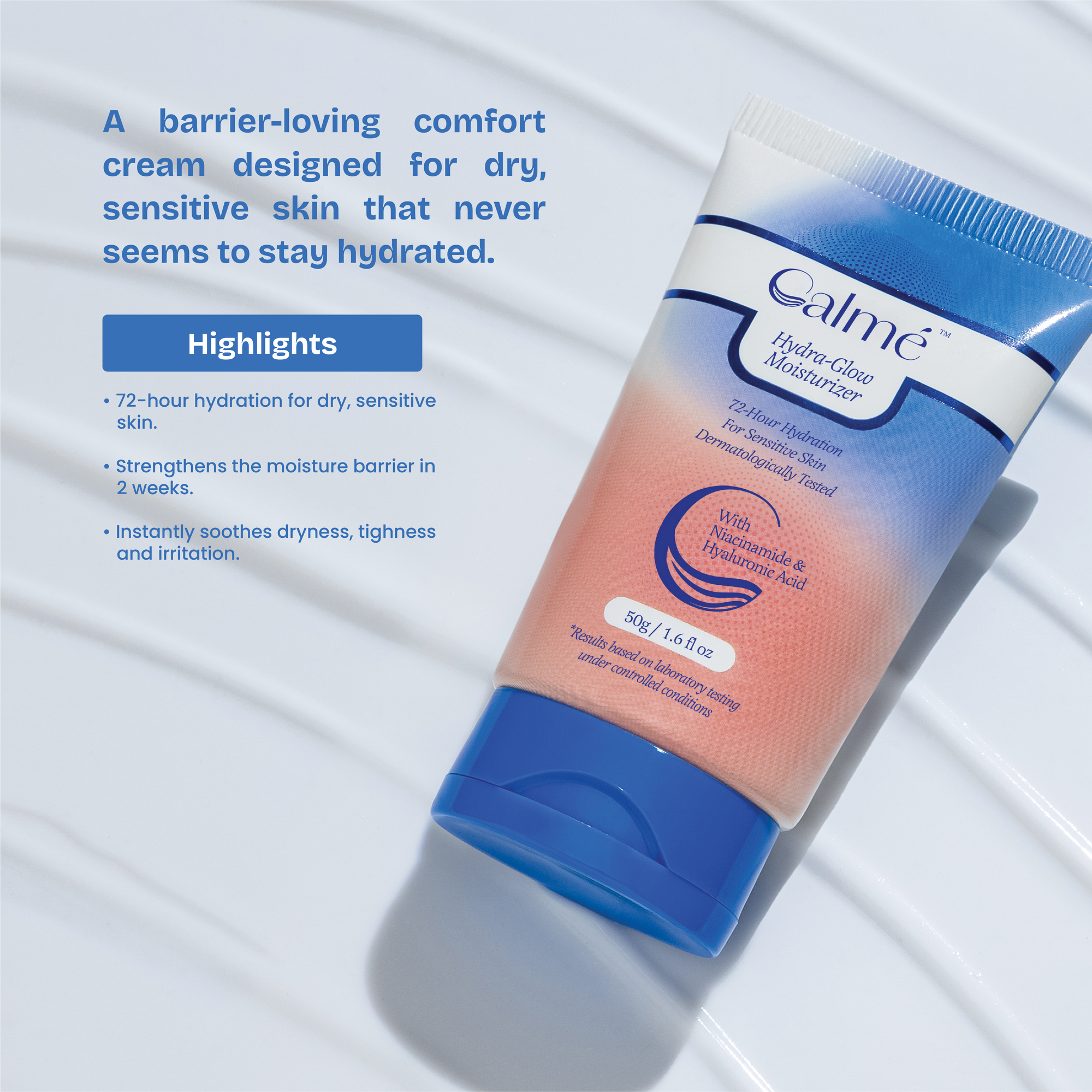 Calme Hydra-Glow Moisturizer for Sensitive Skin